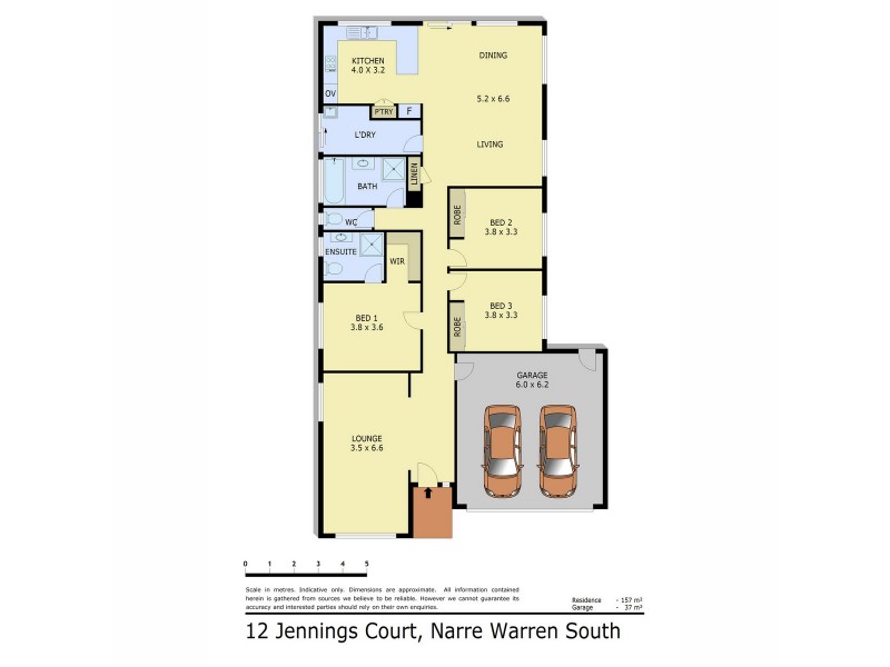 12 Jennings Court, Narre Warren South VIC 3805 Floorplan