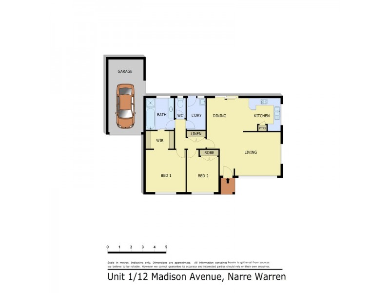 1/12 Madison Avenue, Narre Warren VIC 3805 Floorplan