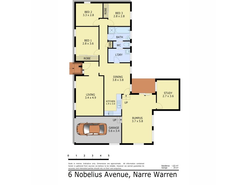 6 Nobelius Avenue, Narre Warren VIC 3805 Floorplan