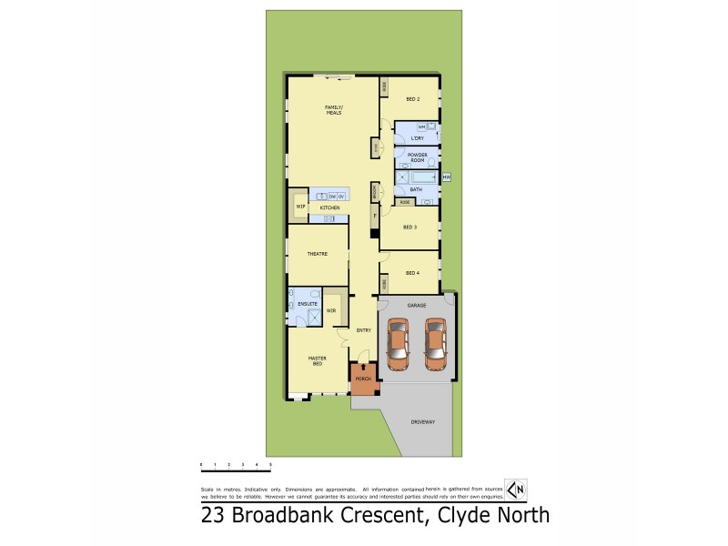 23 Broadbank Crescent, Clyde North VIC 3978 Floorplan