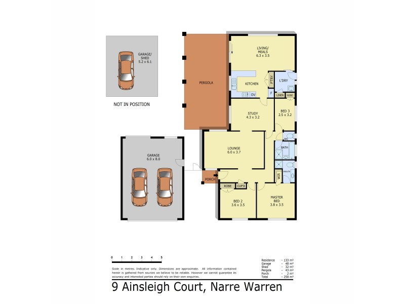 9 Ainsleigh Court, Narre Warren VIC 3805 Floorplan