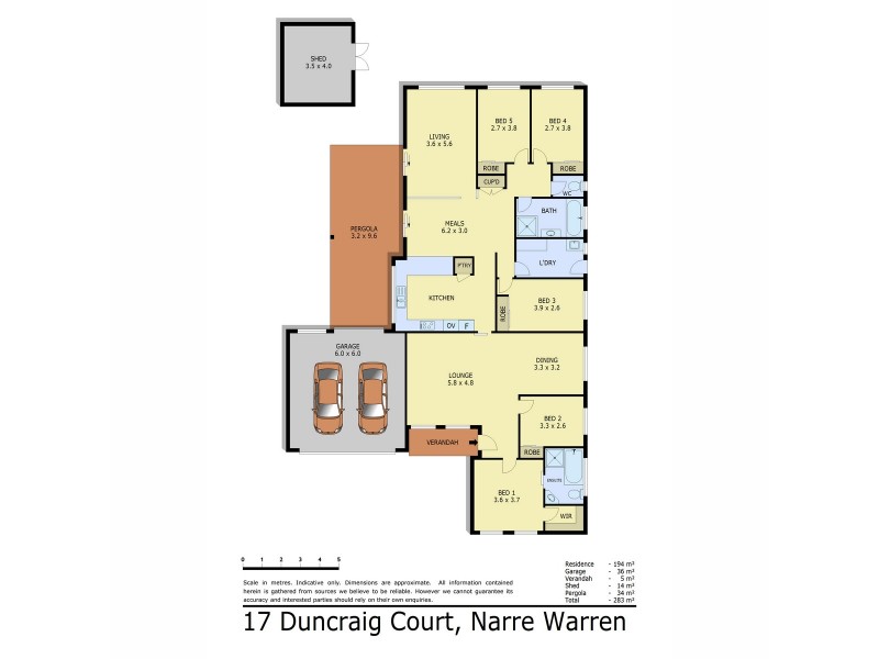 17 Duncraig Court, Narre Warren VIC 3805 Floorplan
