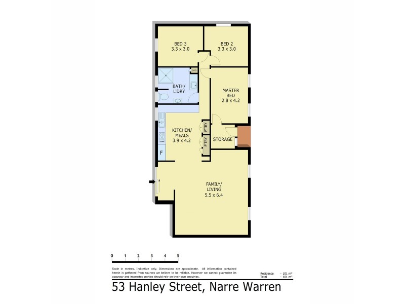 53 Hanley Street, Narre Warren VIC 3805 Floorplan