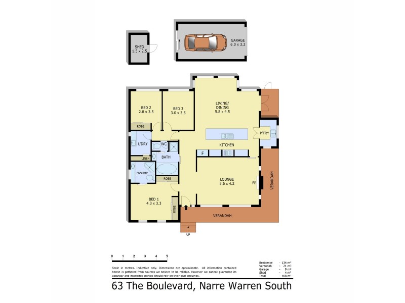 63 The Boulevard, Narre Warren South VIC 3805 Floorplan