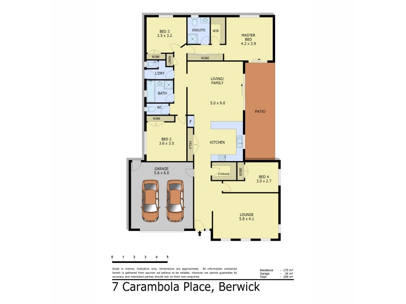 7 Carambola Place, Berwick VIC 3806 Floorplan