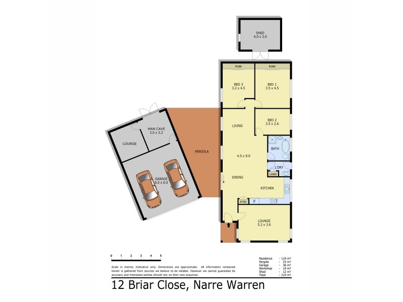 12 Briar Close, Narre Warren VIC 3805 Floorplan