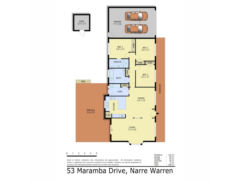 53 Maramba Drive, Narre Warren VIC 3805 Floorplan