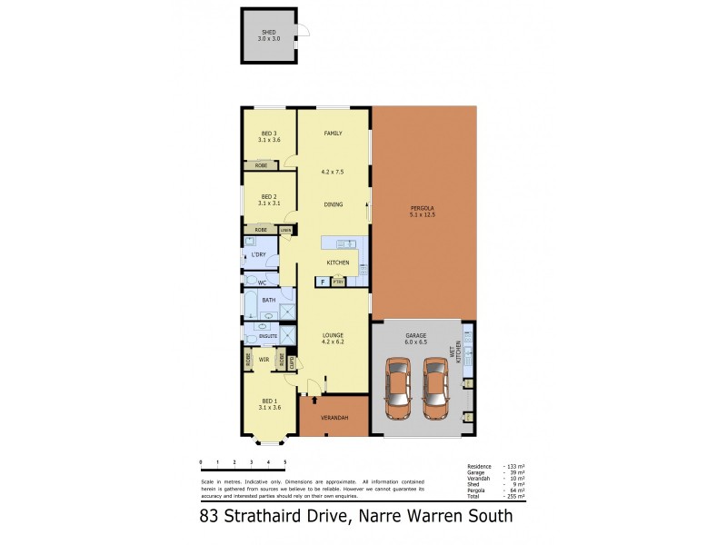 83 Strathaird Drive, Narre Warren South VIC 3805 Floorplan