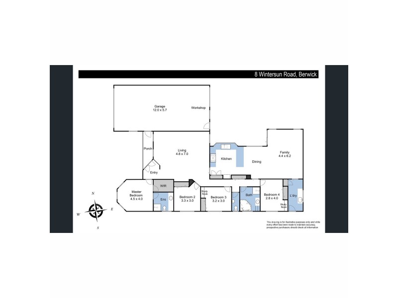 8 Wintersun Road, Berwick VIC 3806 Floorplan