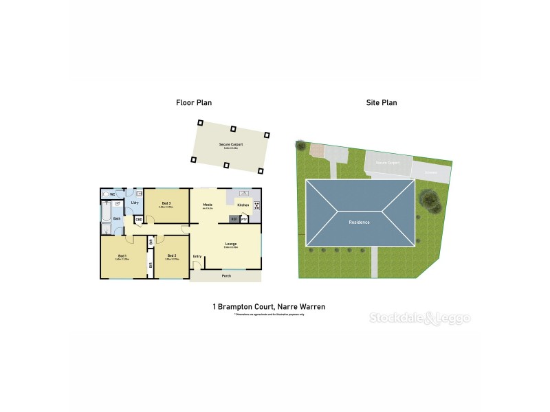1 Brampton Court, Narre Warren VIC 3805 Floorplan