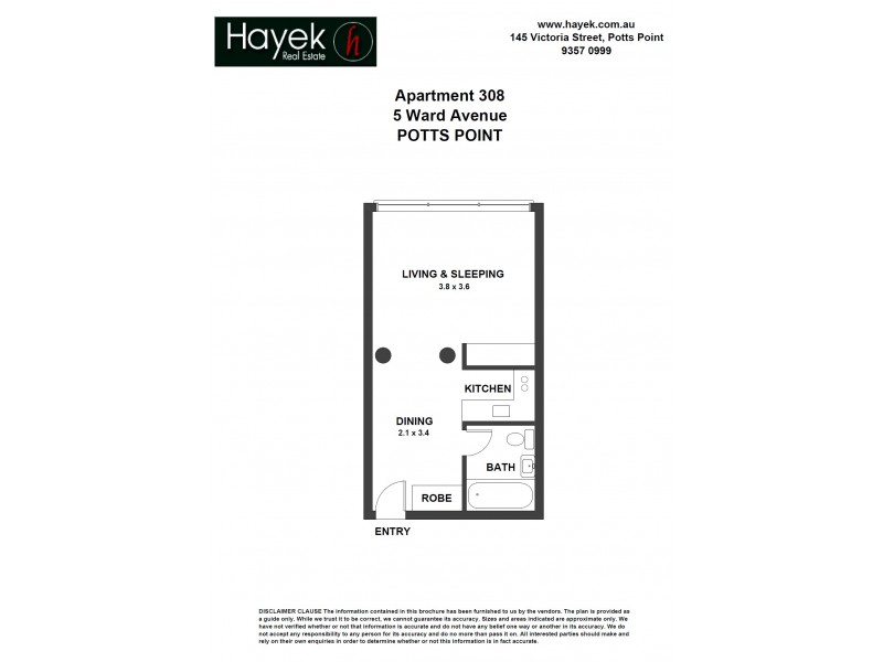 308/5 Ward Ave, Potts Point NSW 2011