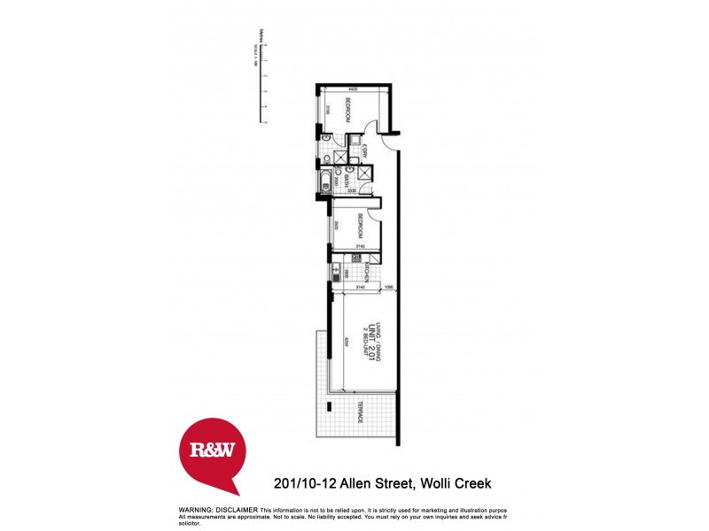 201/10 Allen Street, Wolli Creek NSW 2205 Floorplan