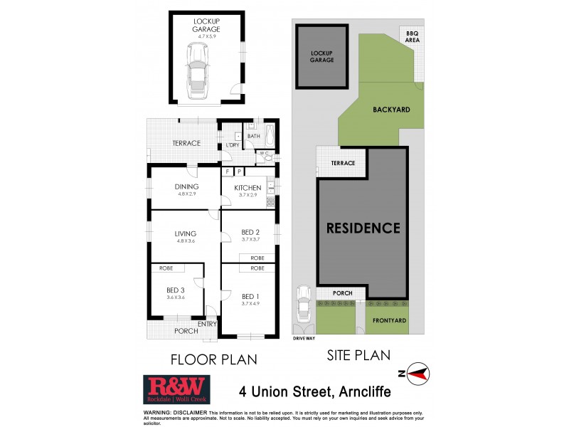 4 Union Street, Arncliffe NSW 2205 Floorplan