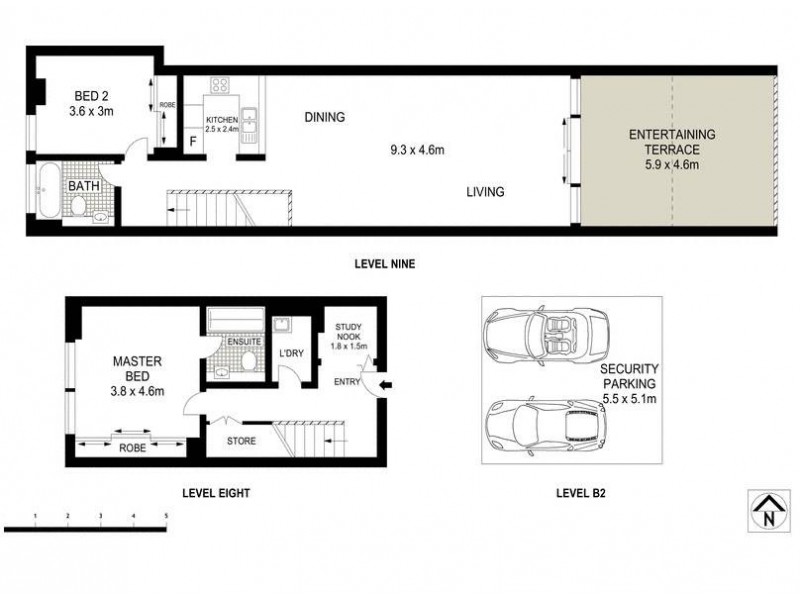 813/10 Brodie Spark Drive, Wolli Creek NSW 2205 Floorplan