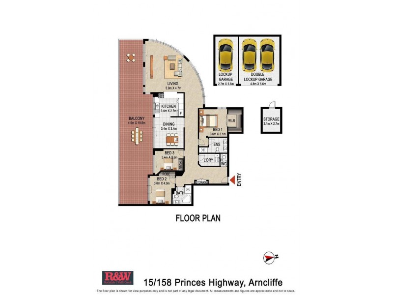 15/158 Princes Highway, Arncliffe NSW 2205 Floorplan