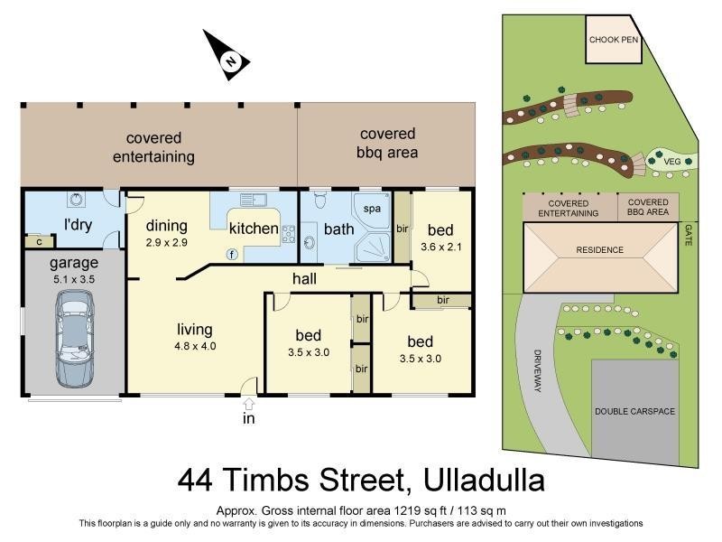 44 Timbs Street, Ulladulla NSW 2539 Floorplan