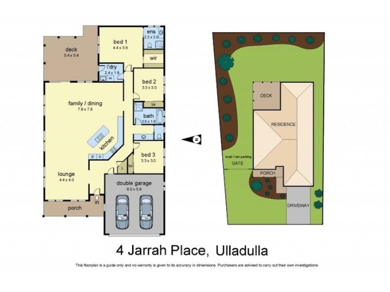 4 Jarrah Place, Ulladulla NSW 2539 Floorplan