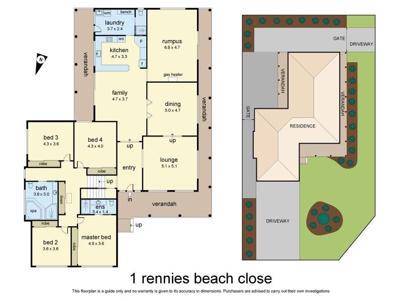 1 Rennies Beach Close, Ulladulla NSW 2539 Floorplan