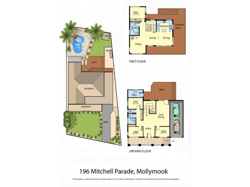 196 Mitchell Parade, Mollymook NSW 2539 Floorplan