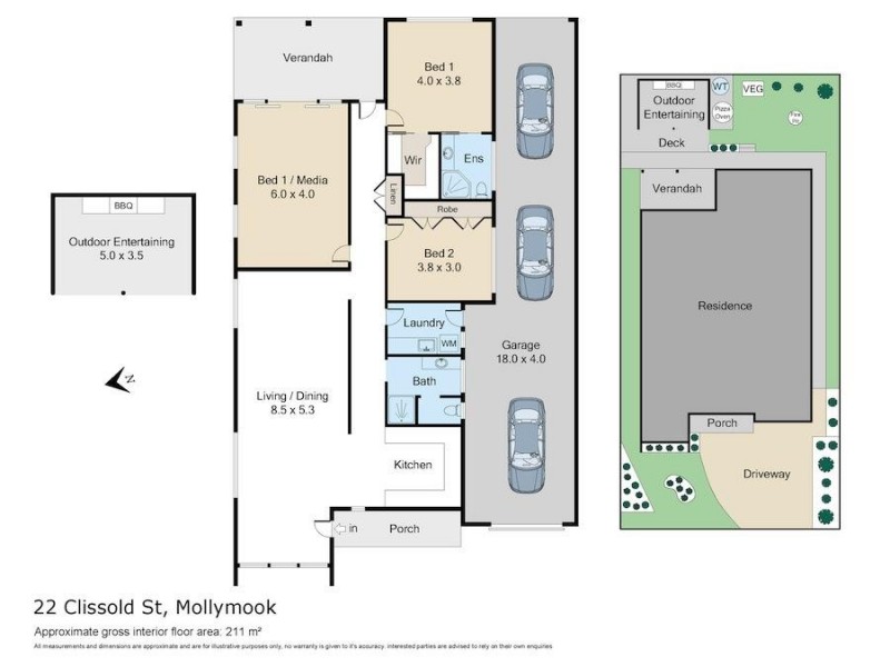 22 Clissold Street, Mollymook NSW 2539 Floorplan