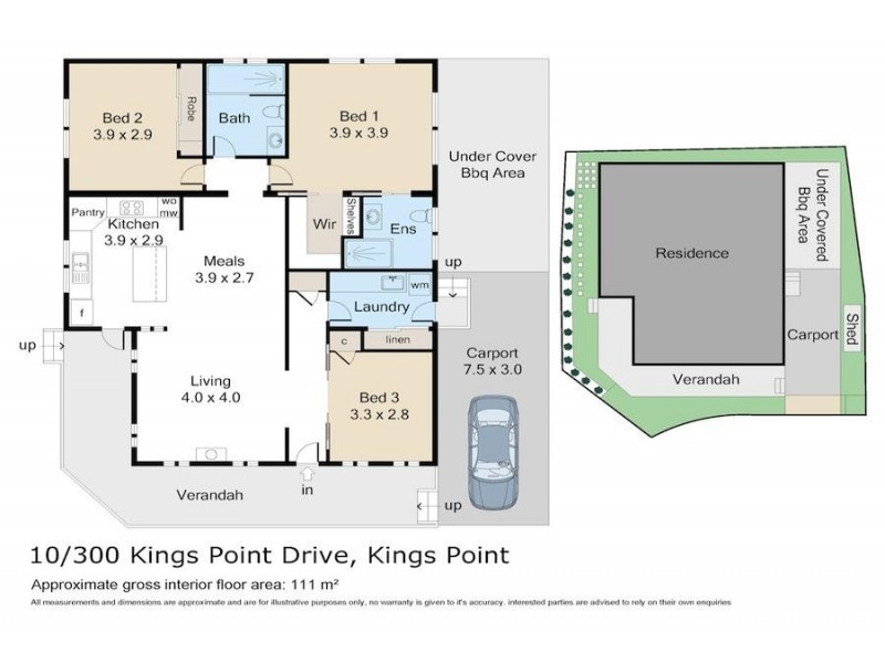 10/300  Kings Point Drive, Ulladulla NSW 2539 Floorplan