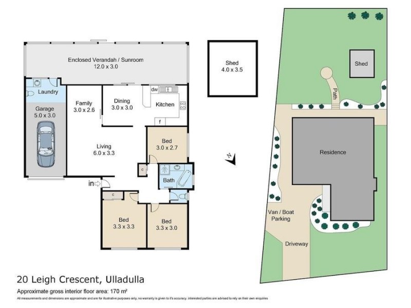 20 Leigh Crescent, Ulladulla NSW 2539 Floorplan