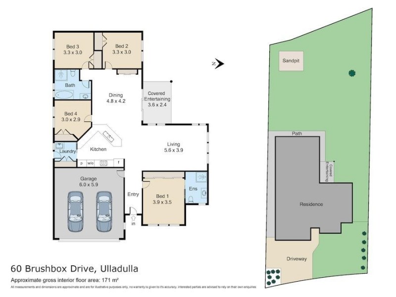 60 Brushbox Drive, Ulladulla NSW 2539 Floorplan