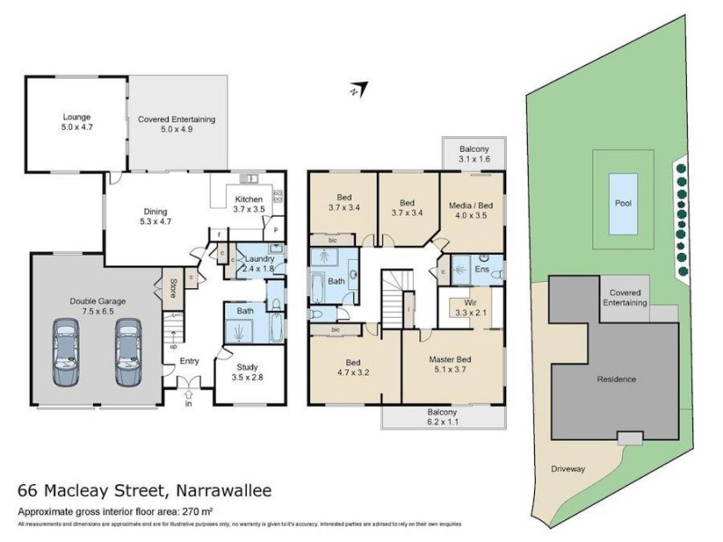 66 Macleay Street, Narrawallee NSW 2539 Floorplan