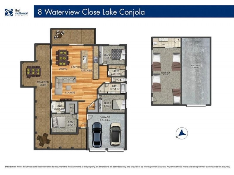 8 Waterview Close, Lake Conjola NSW 2539 Floorplan