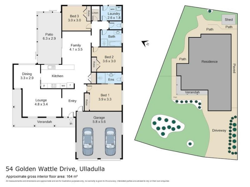 54 Golden Wattle Drive, Ulladulla NSW 2539 Floorplan