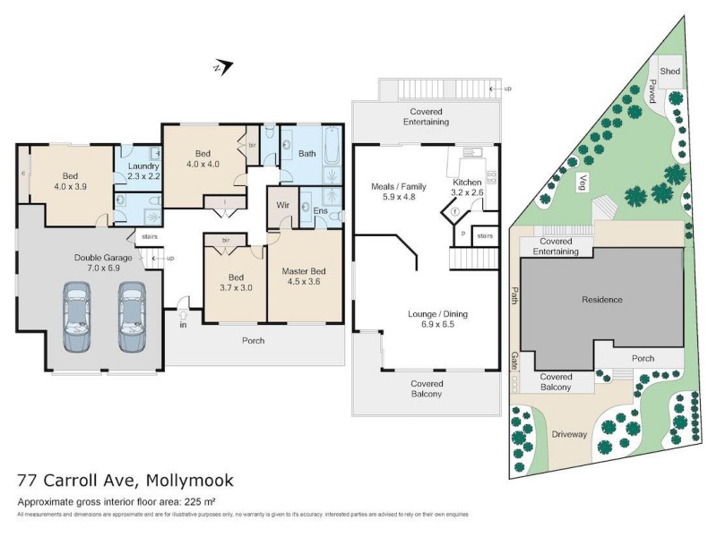77 Carroll Avenue, Mollymook NSW 2539 Floorplan