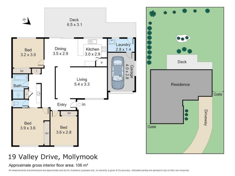 19 Valley Drive, Mollymook NSW 2539 Floorplan