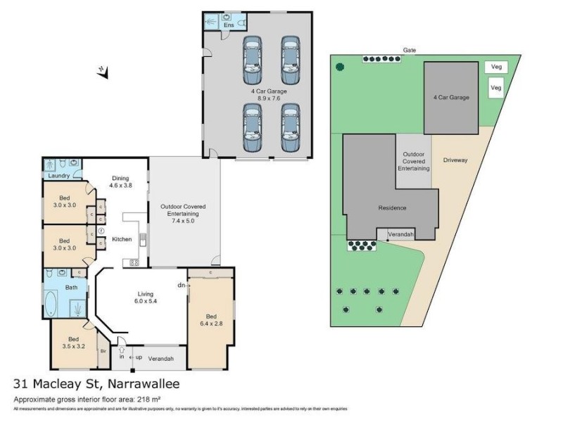 31 Macleay Street, Narrawallee NSW 2539 Floorplan
