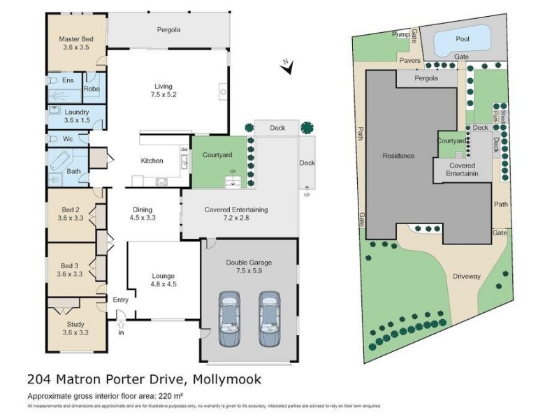 204 Matron Porter Drive, Mollymook NSW 2539 Floorplan