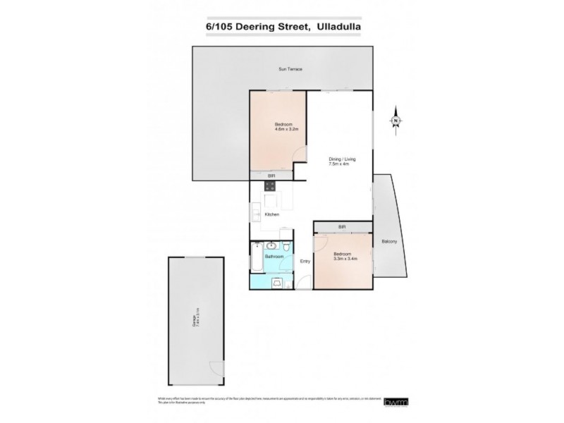 6/105 Deering Street, Ulladulla NSW 2539 Floorplan