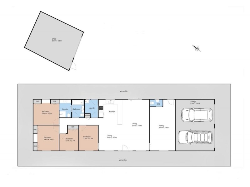 1 Valley View Close, Milton NSW 2538 Floorplan