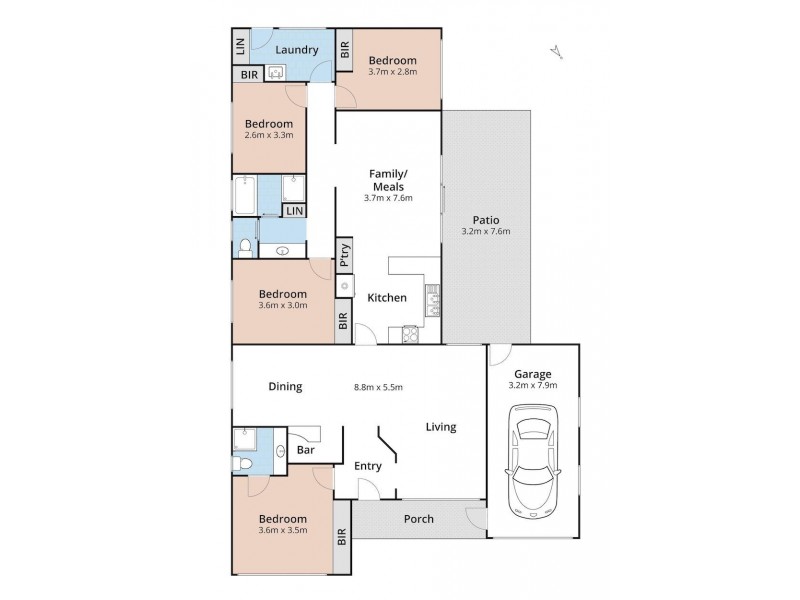 51 Garside Road, Mollymook NSW 2539 Floorplan