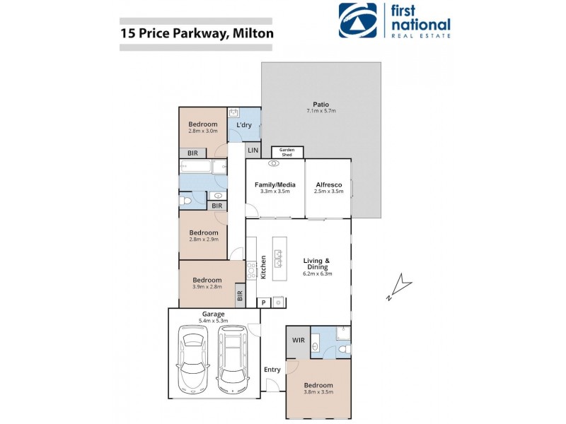 15 Price Parkway, Milton NSW 2538 Floorplan