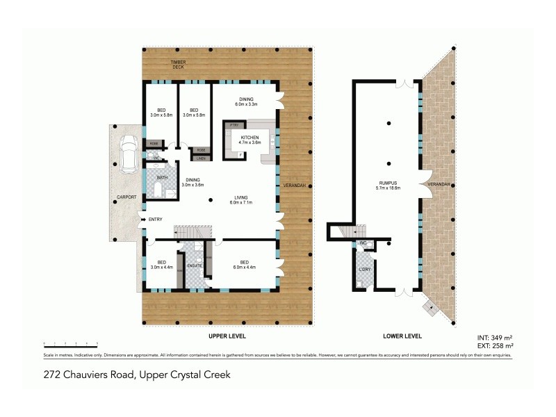 272 Chauviers Road, Upper Crystal Creek NSW 2484 Floorplan