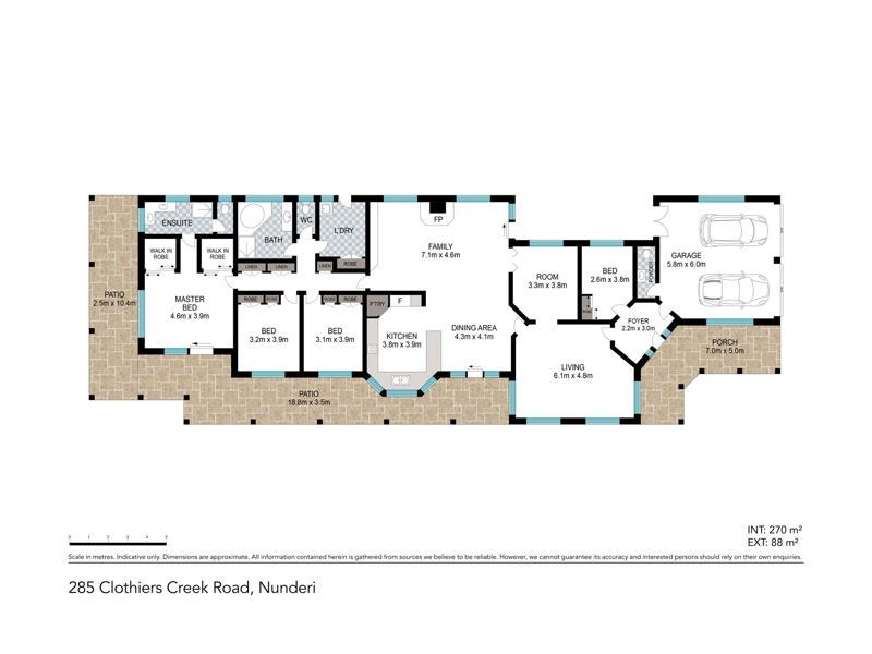 285 Clothiers Creek Road, Nunderi NSW 2484 Floorplan
