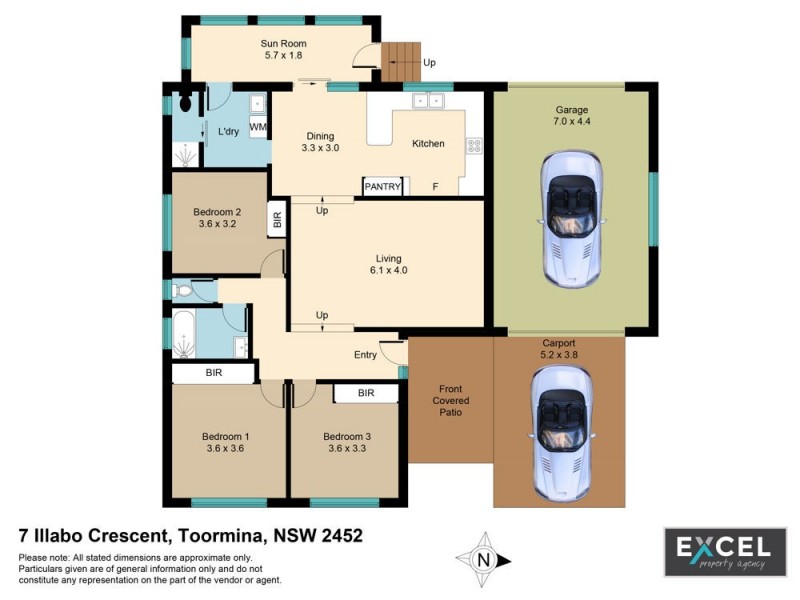 7 Illabo Crescent, Toormina, Coffs Harbour NSW 2450 Floorplan