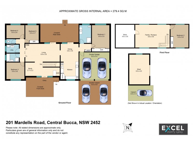 201 Mardells Road, Bucca NSW 2450 Floorplan