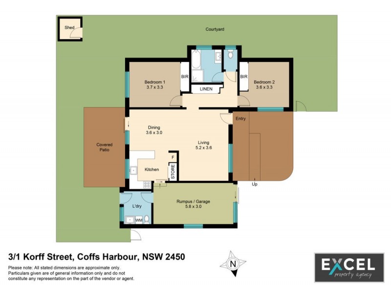 3/1 Korff Street, Coffs Harbour NSW 2450 Floorplan