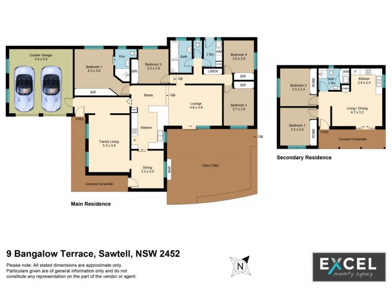 9 & 9A Bangalow Terrace, Sawtell NSW 2452 Floorplan