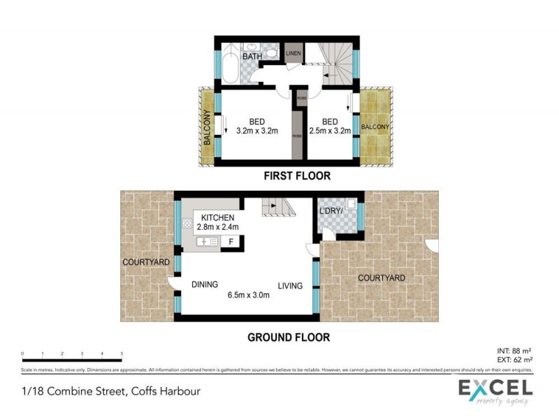 1/18 Combine Street, Coffs Harbour NSW 2450 Floorplan