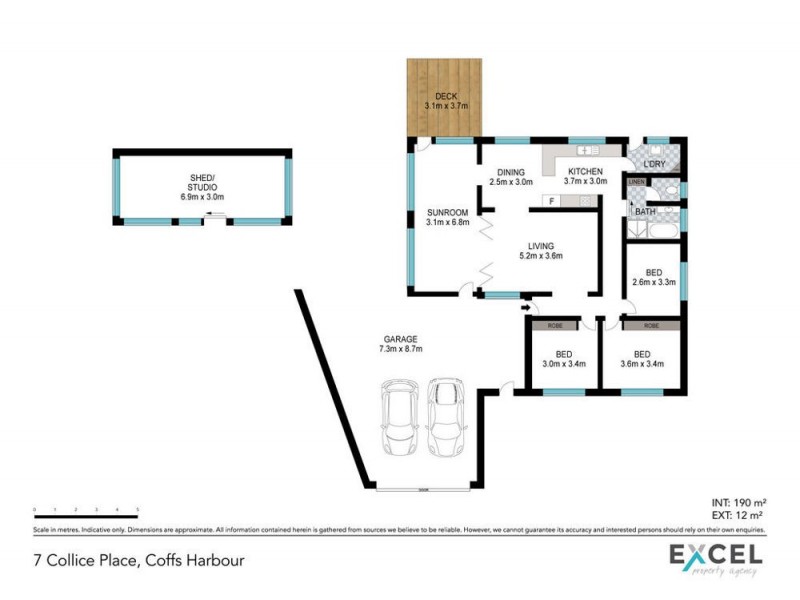 7 Collice Place, Coffs Harbour NSW 2450 Floorplan