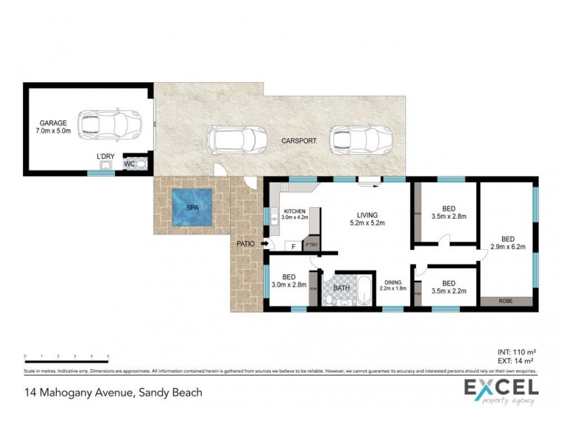 14 Mahogany Avenue, Sandy Beach NSW 2456 Floorplan