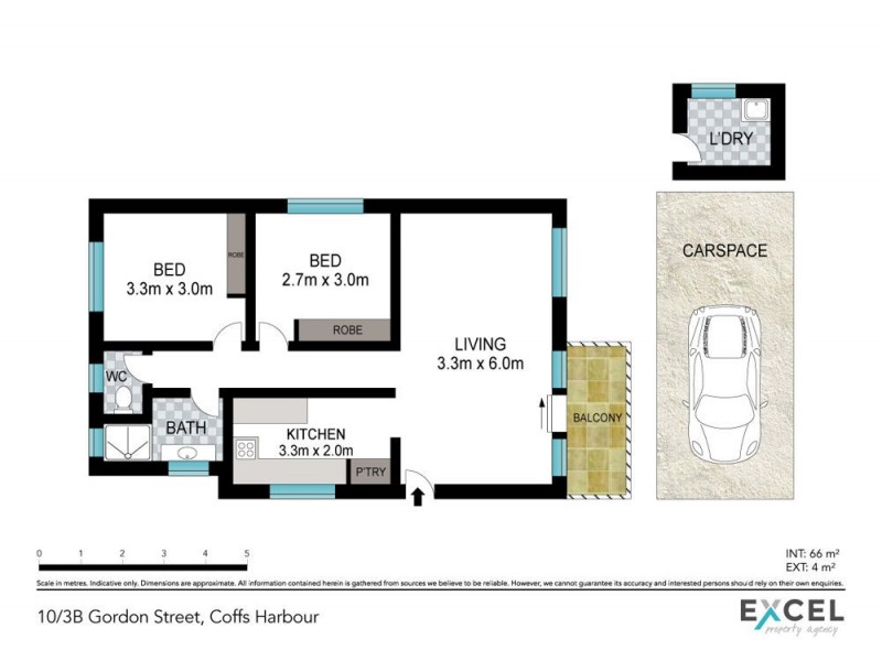10/3b Gordon Street, Coffs Harbour NSW 2450 Floorplan