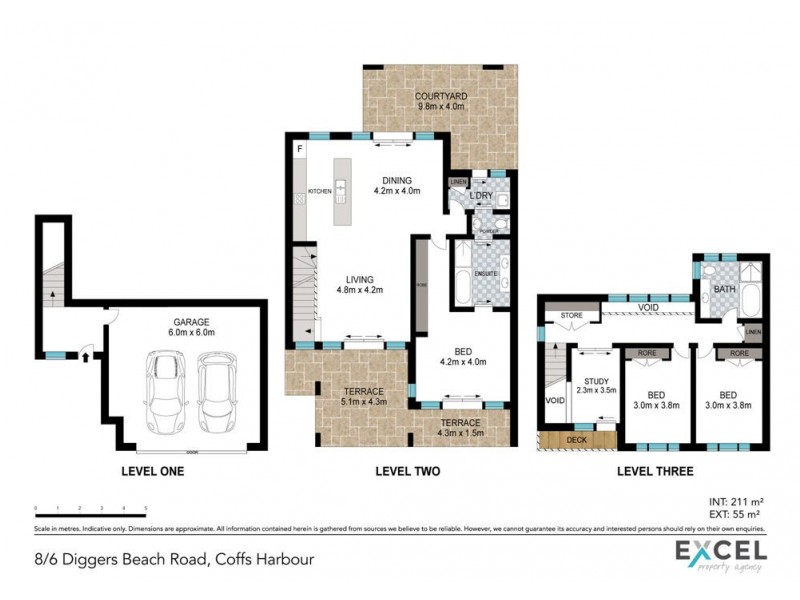 8/6 Diggers Beach Road, Coffs Harbour NSW 2450 Floorplan