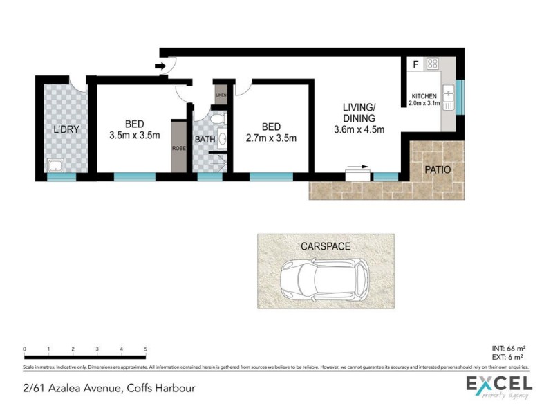 2/61 Azalea Avenue, Coffs Harbour NSW 2450 Floorplan
